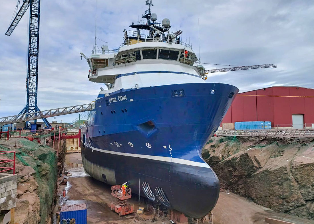 Norweigan supply vessel STRIL ODIN